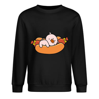 Front Patterned Long Sleeve TopCleanCut TimelessStyle