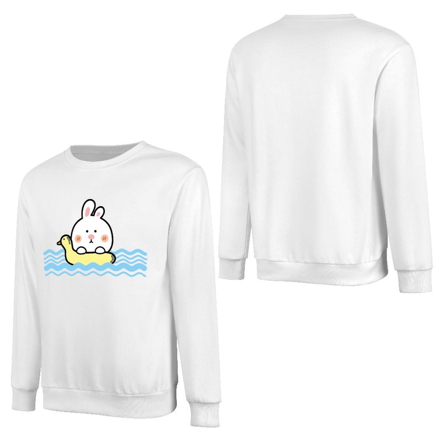 Front Patterned Long Sleeve TopClassicLine Bold