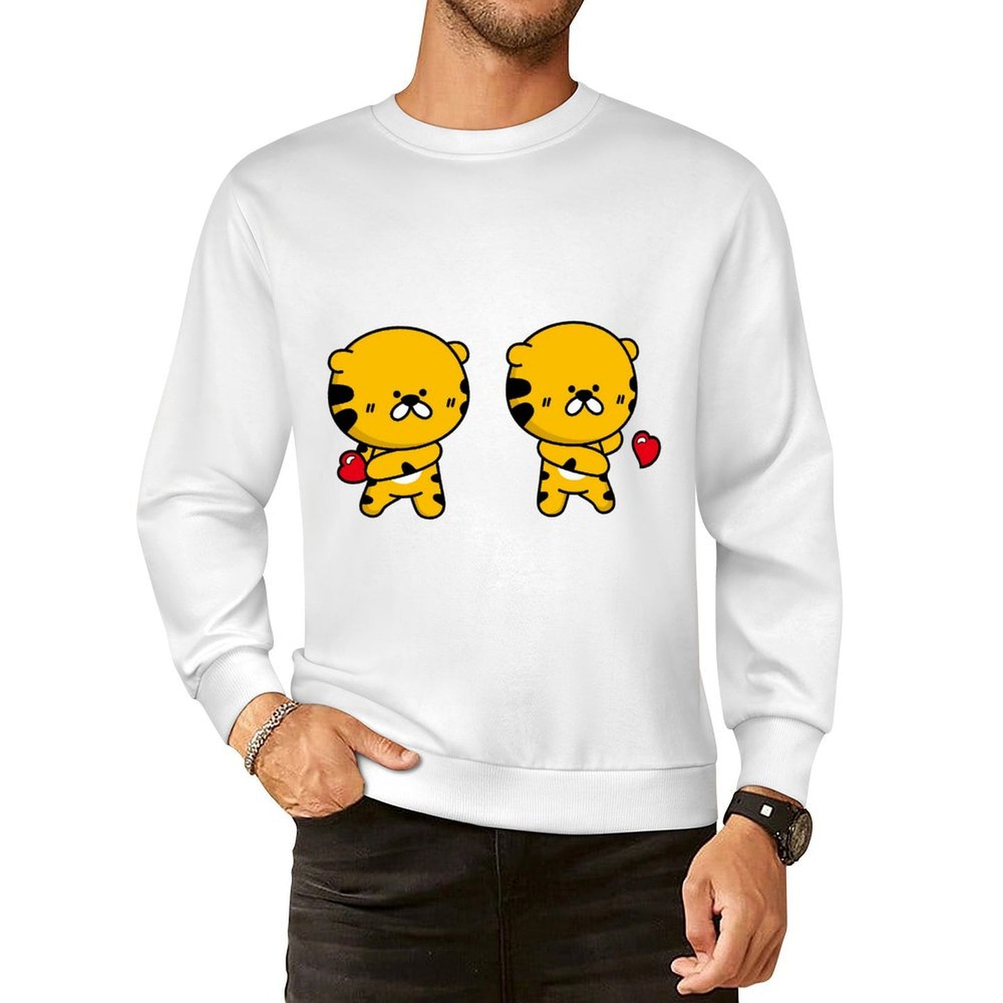 Front Patterned Long Sleeve TopTimelessStyle Heat-Transfer