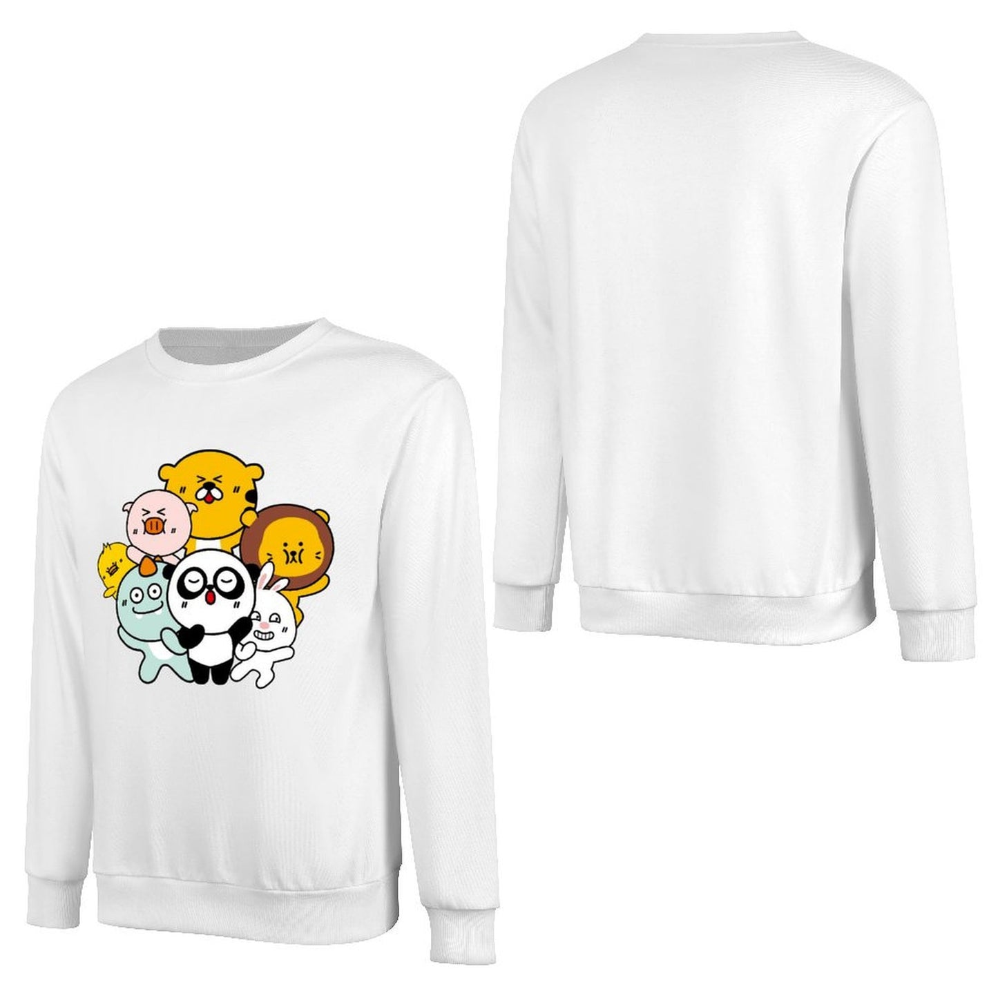 Front Patterned Long Sleeve TopLong Lasting TrueComfort