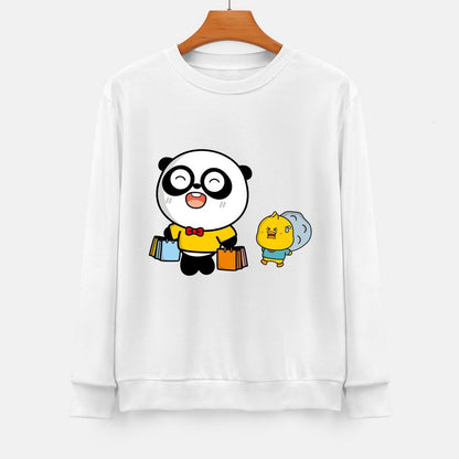 Front Patterned Long Sleeve TopFresh Easy-Care