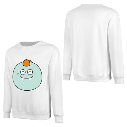 Front Patterned Long Sleeve TopPocket Tee BasicSeries