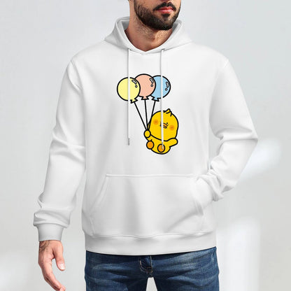 Long Lasting Active Front Graphic Hoodies