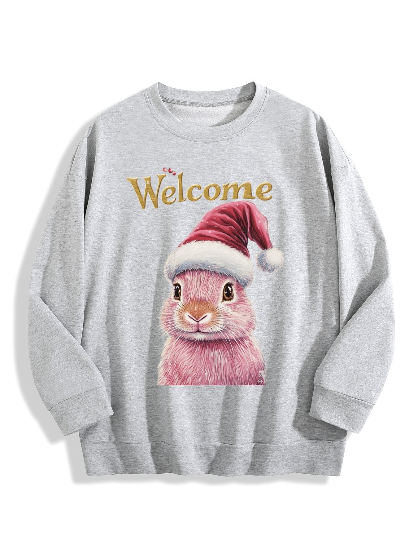 Customizable Christmas-themed bunny