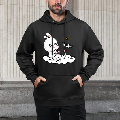 Basic Smooth Front Graphic Hoodies