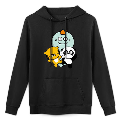 Comfort Double-Stitched Front Graphic Hoodies