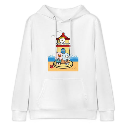 LooseFit CityStyle Front Graphic Hoodies