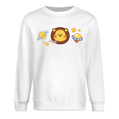 Front Patterned Long Sleeve TopClassic Fit TimelessStyle