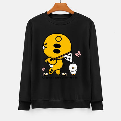  Front Patterned Long Sleeve TopWeekend EverydayWear