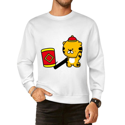 Front Patterned Long Sleeve TopChill Clean Edges