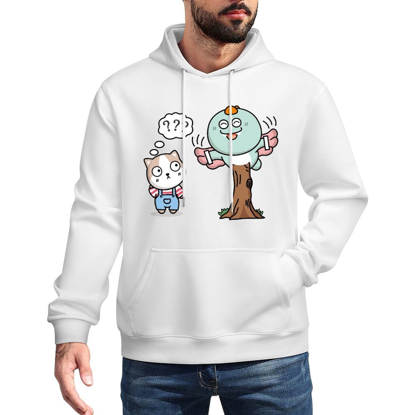 IPBR 250g Hooded Pocket Sweatshirt Front GraphicMen's Hooded  Sweatshirt4001502