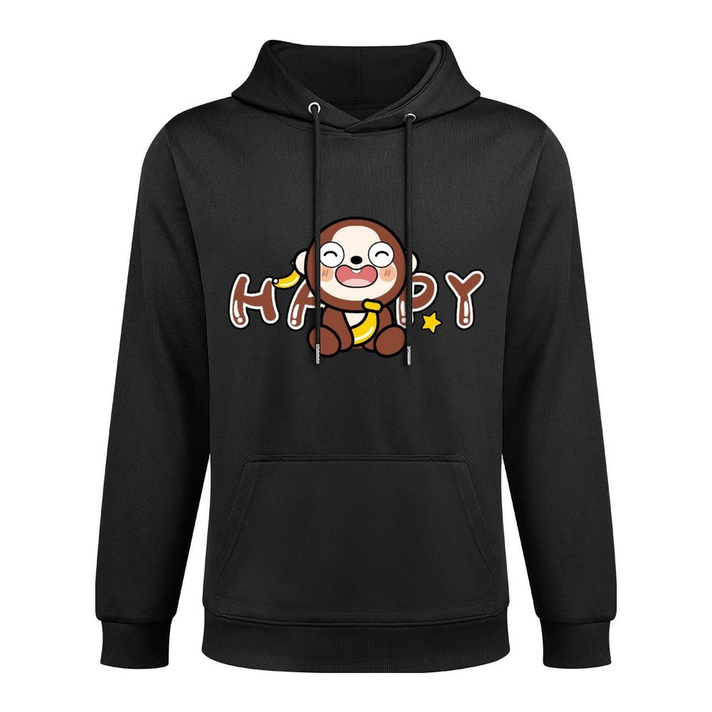 Neutral TrueFit Front Graphic Hoodies