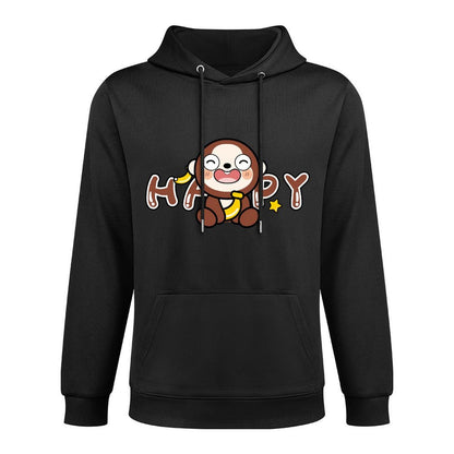 Neutral TrueFit Front Graphic Hoodies