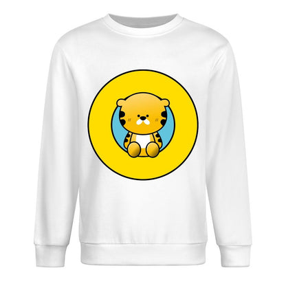 Front Patterned Long Sleeve TopFade-Proof Reliable