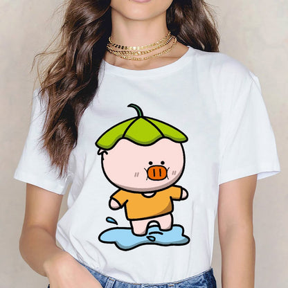 Relaxed Fit Promotional Front Graphic T-shirt