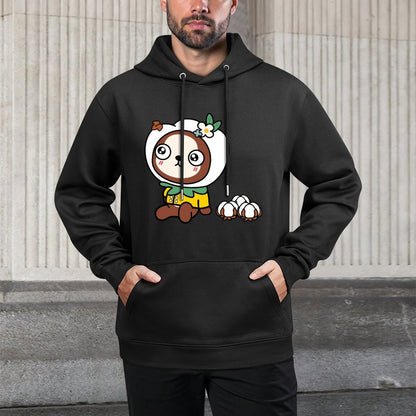 Seamless Double-Stitched Front Graphic Hoodies