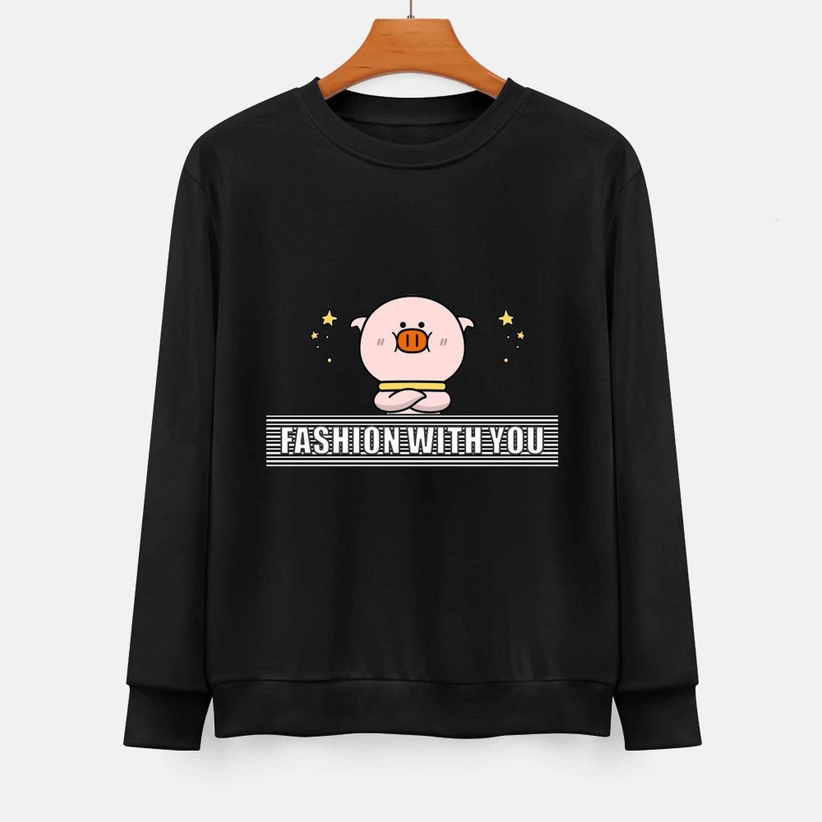  Front Patterned Long Sleeve TopEco-Conscious Eco / Sustainable