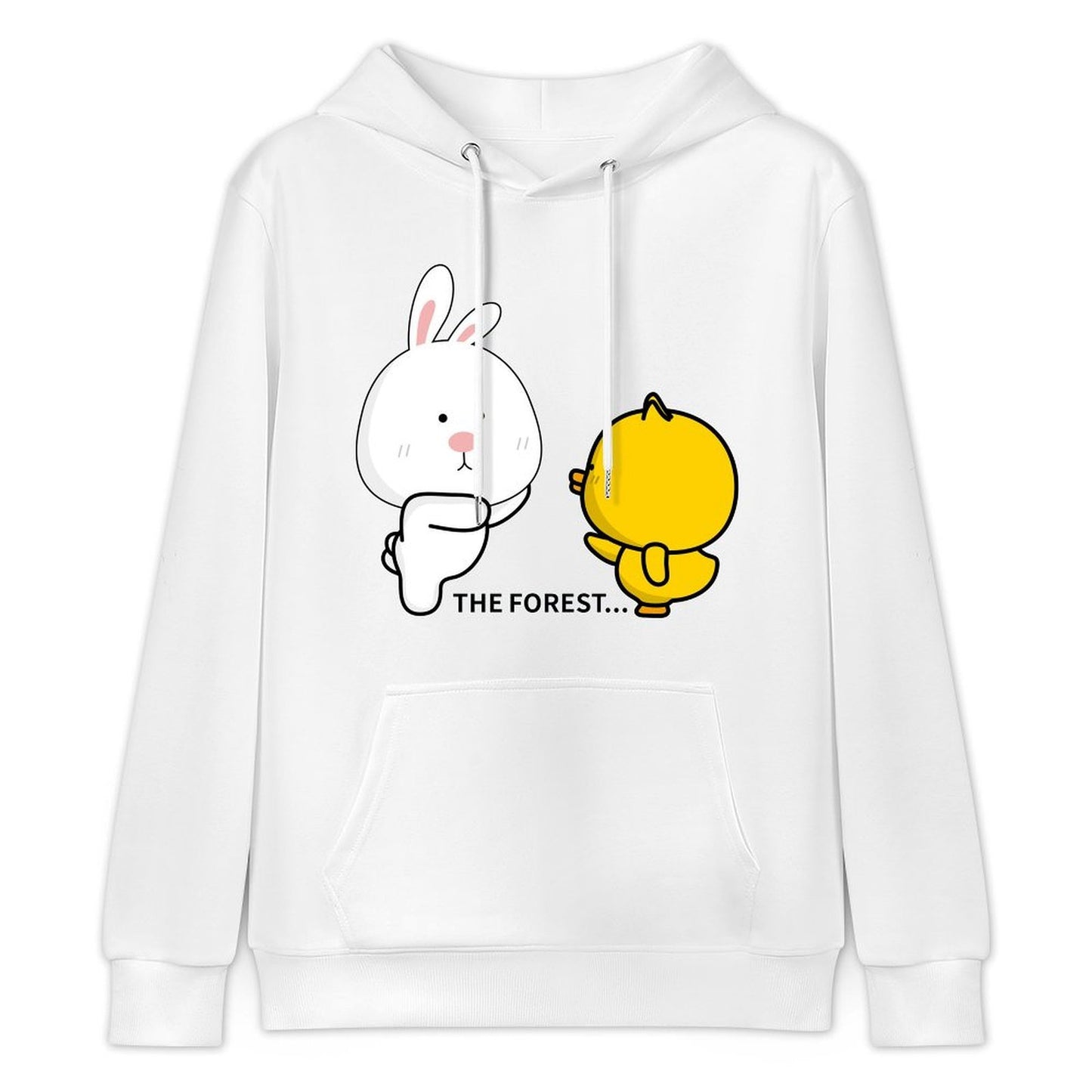 DailyFit Minimal Front Graphic Hoodies