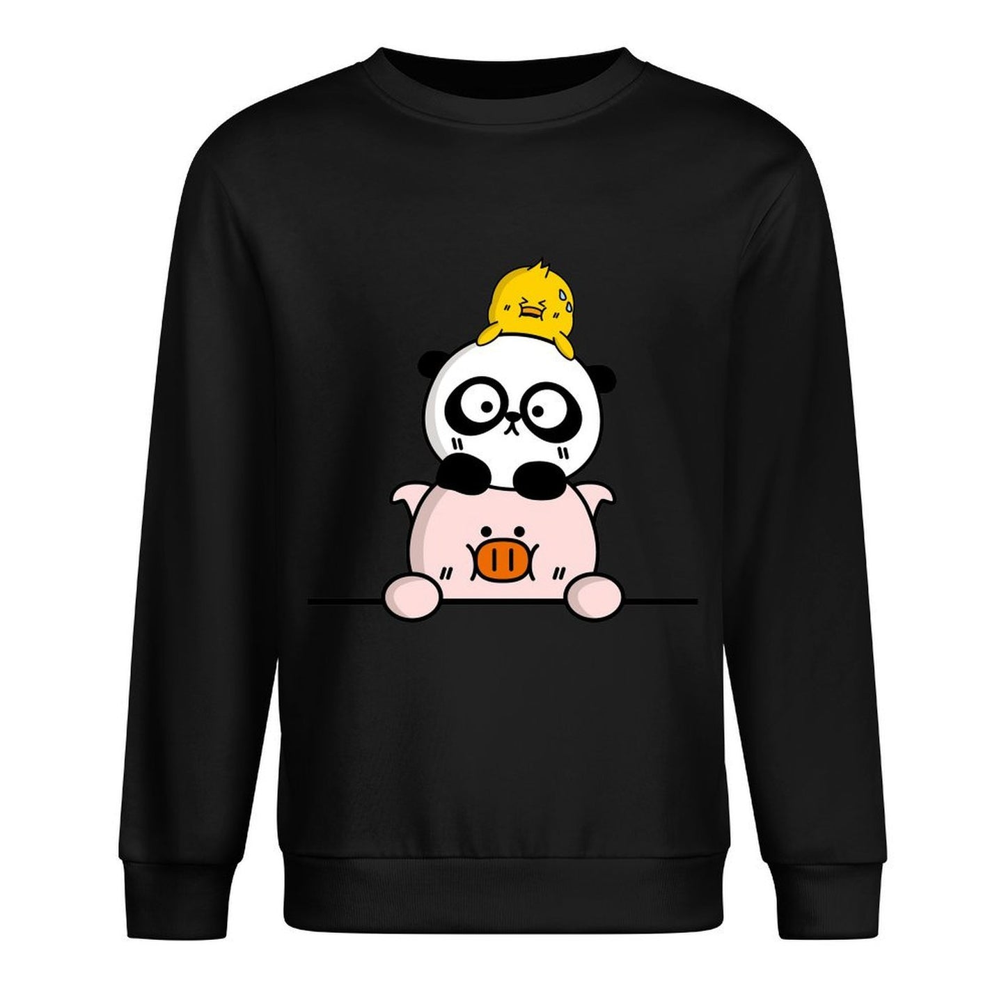 Front Patterned Long Sleeve TopRetro CoreLine