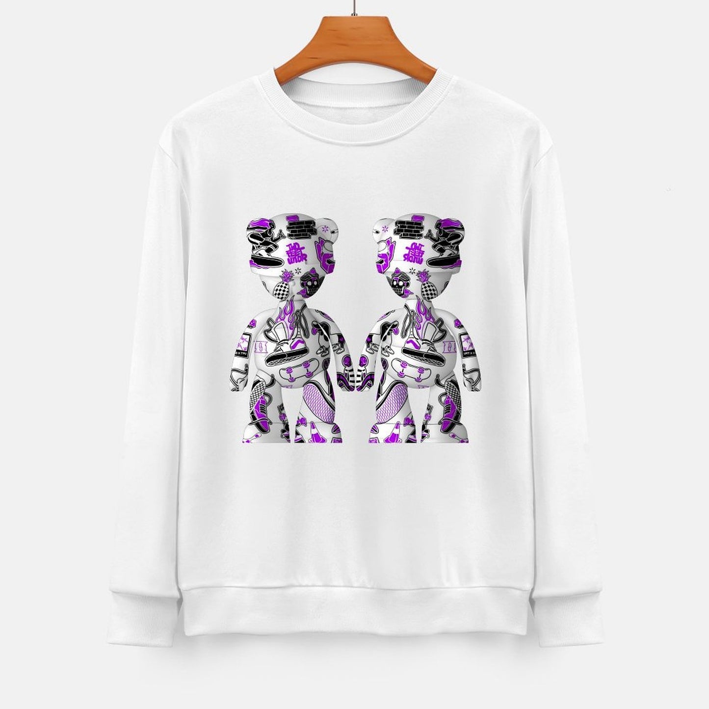 Long Sleeve With Front Pattern Clean Edges