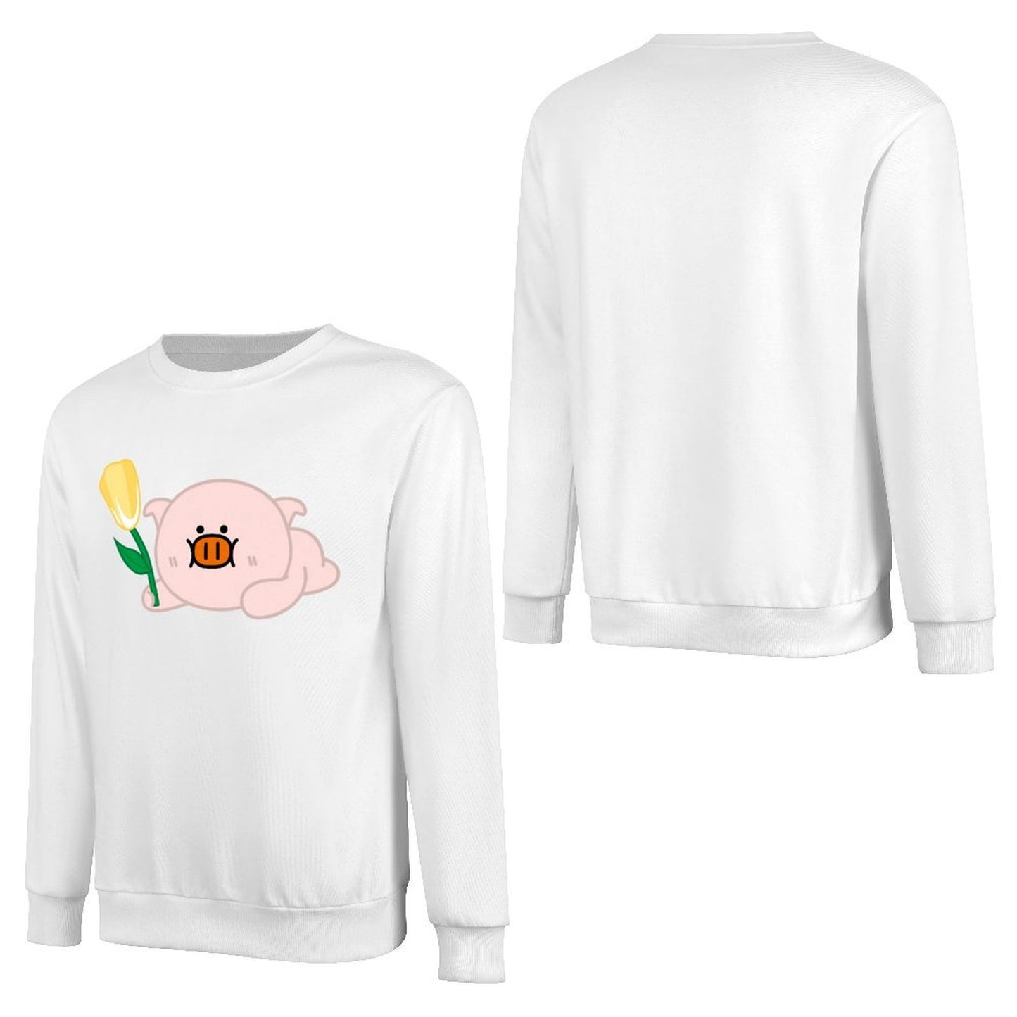 Front Patterned Long Sleeve TopSlim Fit StreetFit