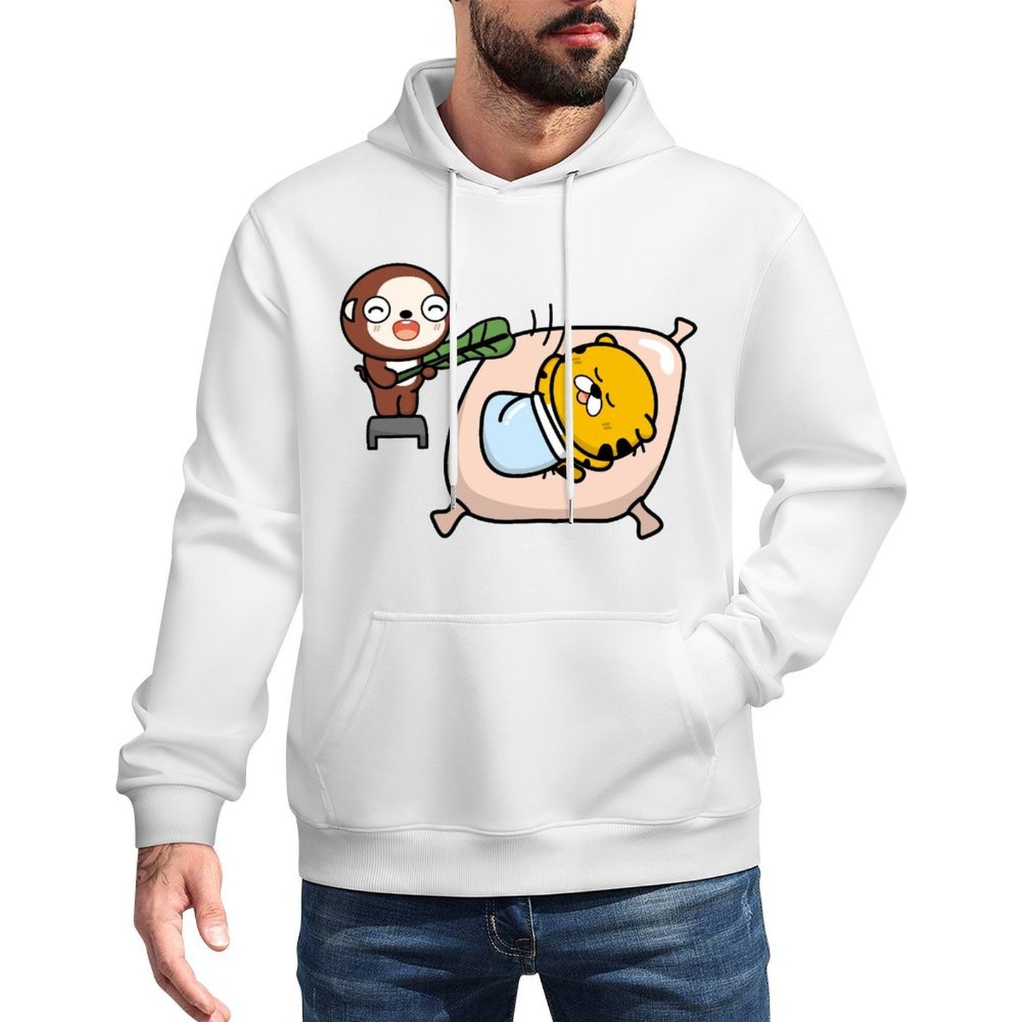 IPBR 250g Hooded Pocket Sweatshirt Front GraphicMen's Hooded  Sweatshirt4001508