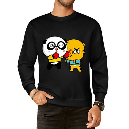 Front Patterned Long Sleeve TopMinimalist CleanCut