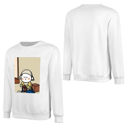 Front Patterned Long Sleeve TopComfortSeries SoftWear