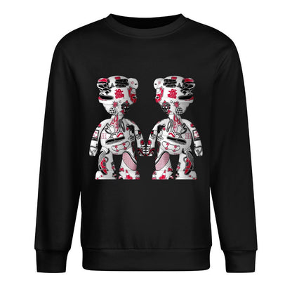 IPIB 250g Crew Neck Long Sleeve Sweatshirt Front GraphicCrew Neck Long Sleeve Sweatshirt6000085-6
