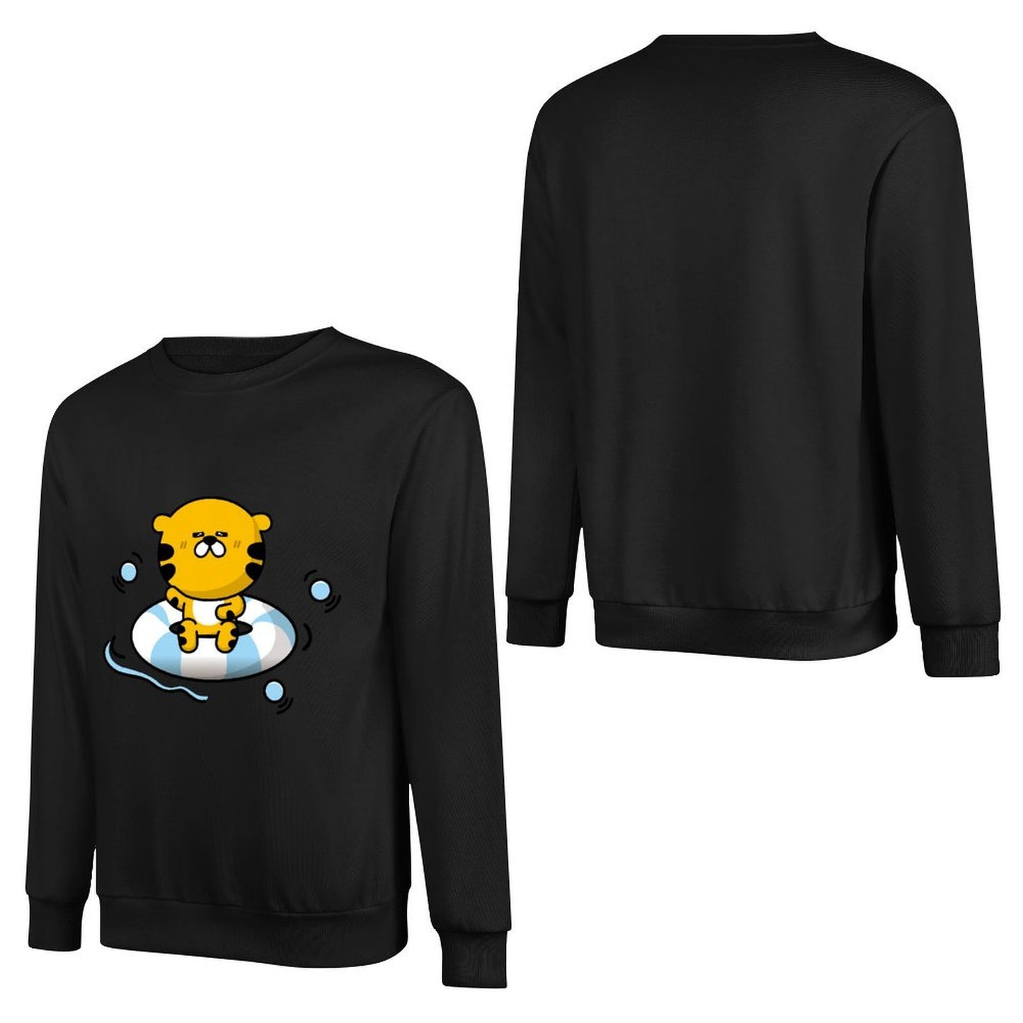 Front Patterned Long Sleeve Top ActiveWear SoftWear