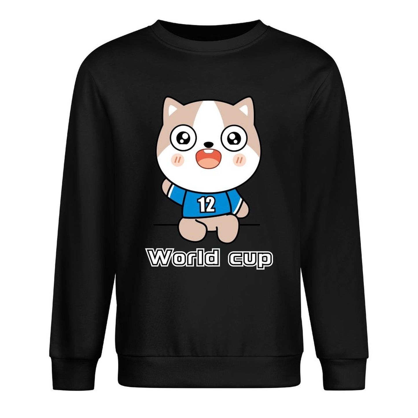 Front Patterned Long Sleeve TopRegularFit BasicSeries