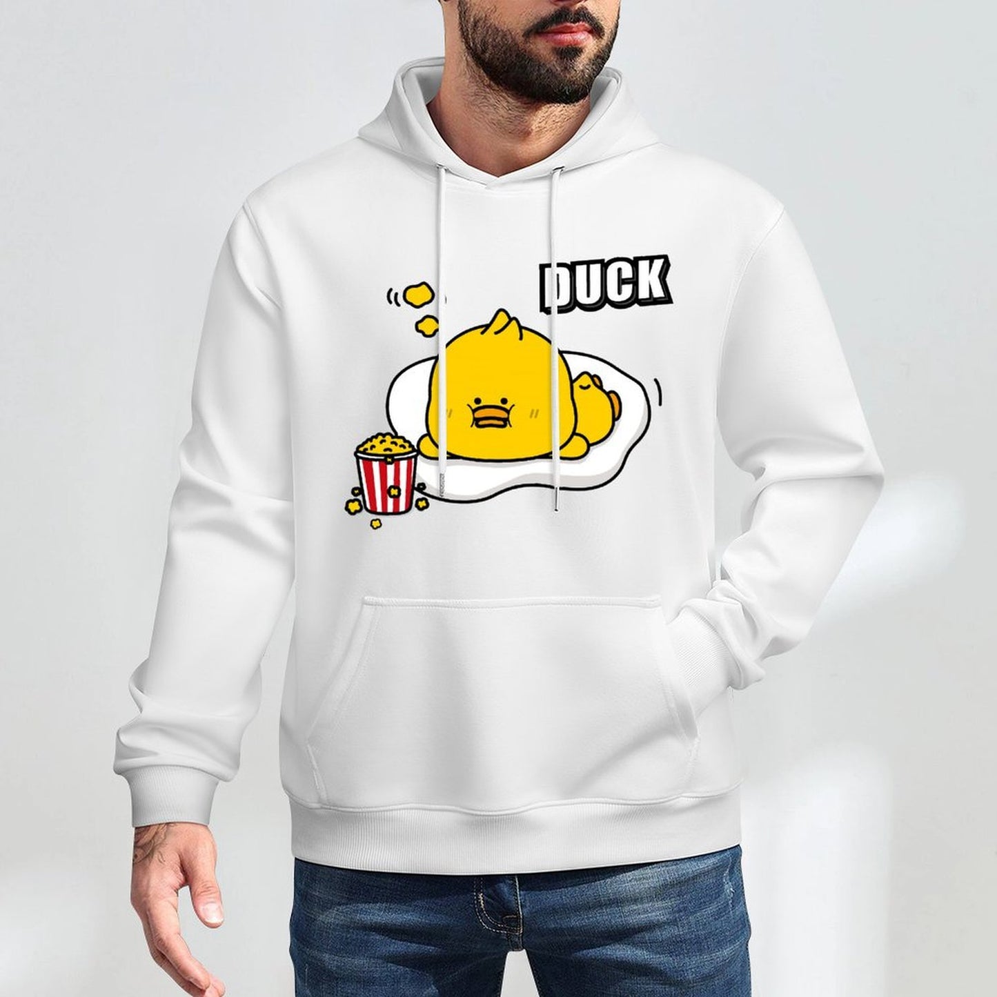 Smooth Feel Wrinkle-Free Front Graphic Hoodies