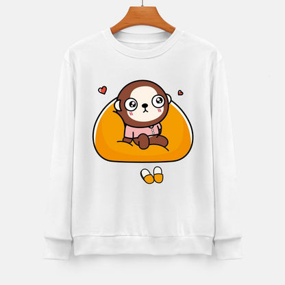 Front Patterned Long Sleeve TopEverydayWear Classic