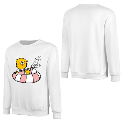 Front Patterned Long Sleeve TopFitted Sharp