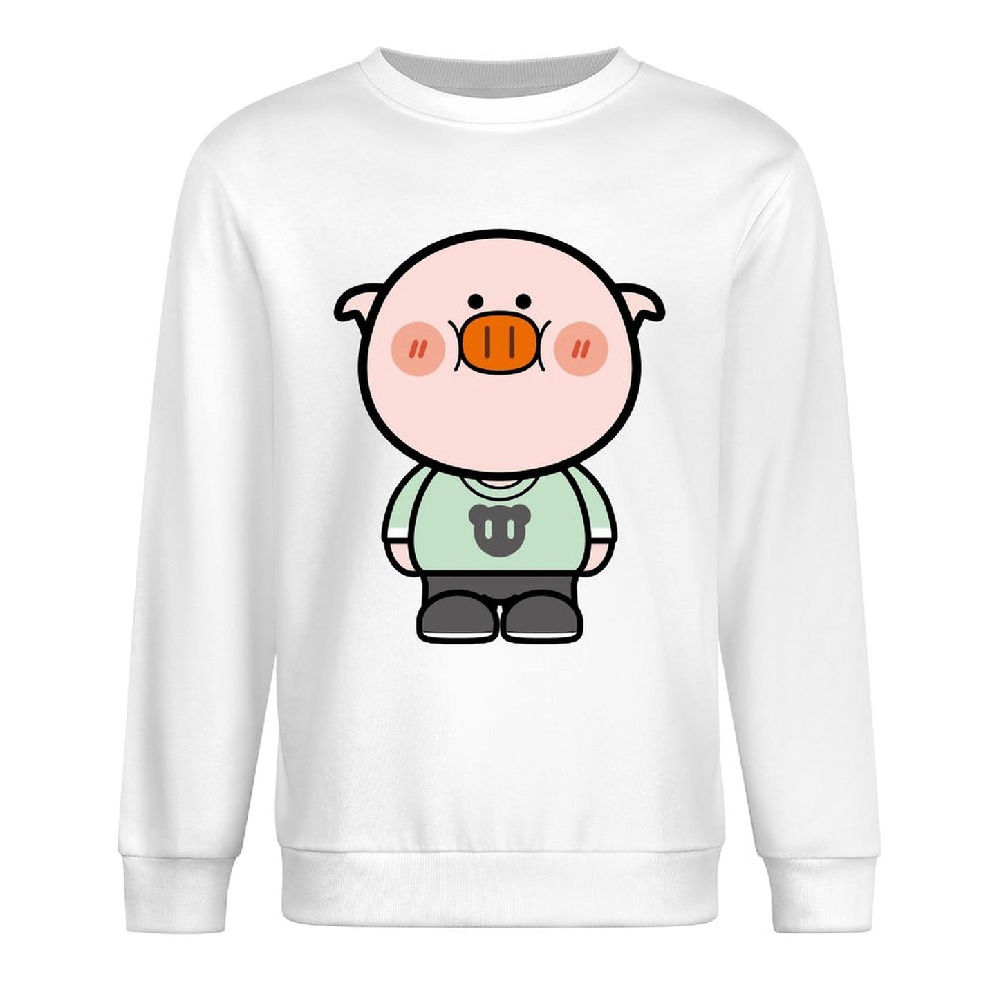 Front Patterned Long Sleeve TopEssential ActiveStyle