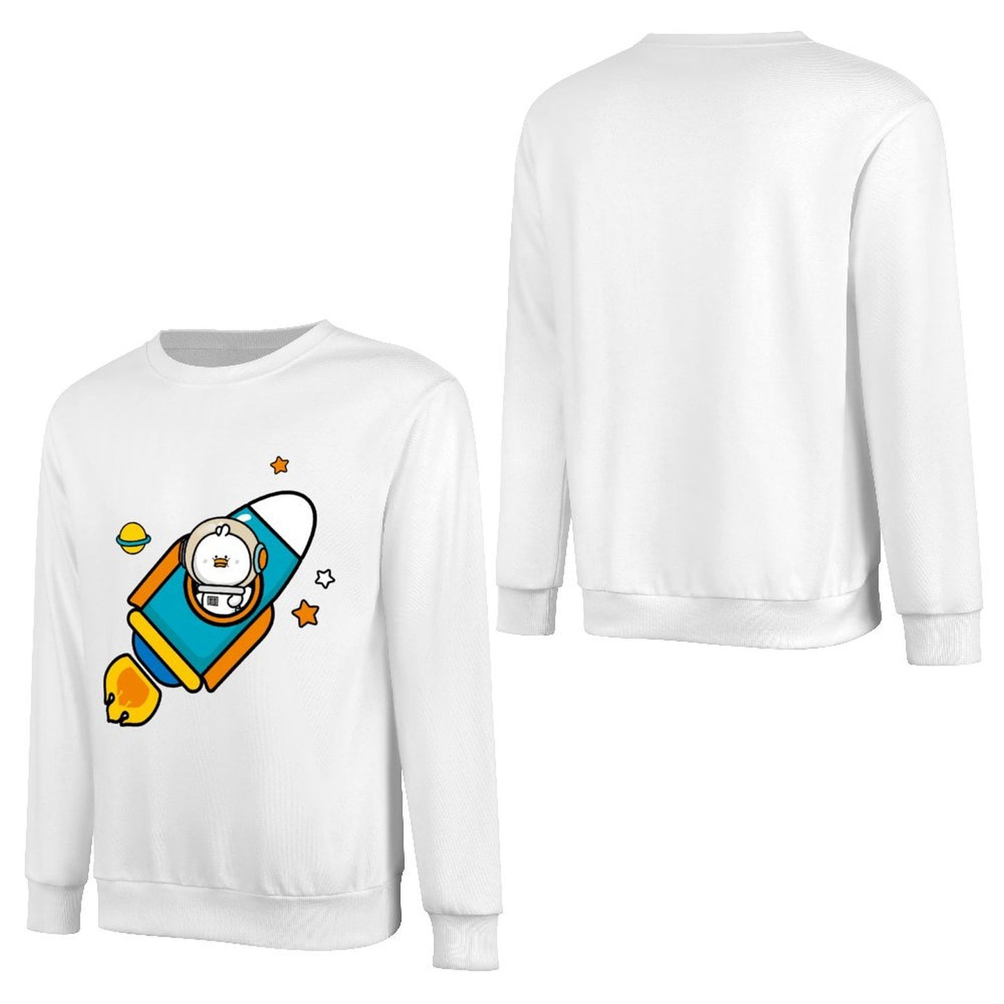 Front Patterned Long Sleeve TopCleanCut Printing