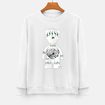 Long Sleeve With Front Pattern100% Cotton Logo-Ready