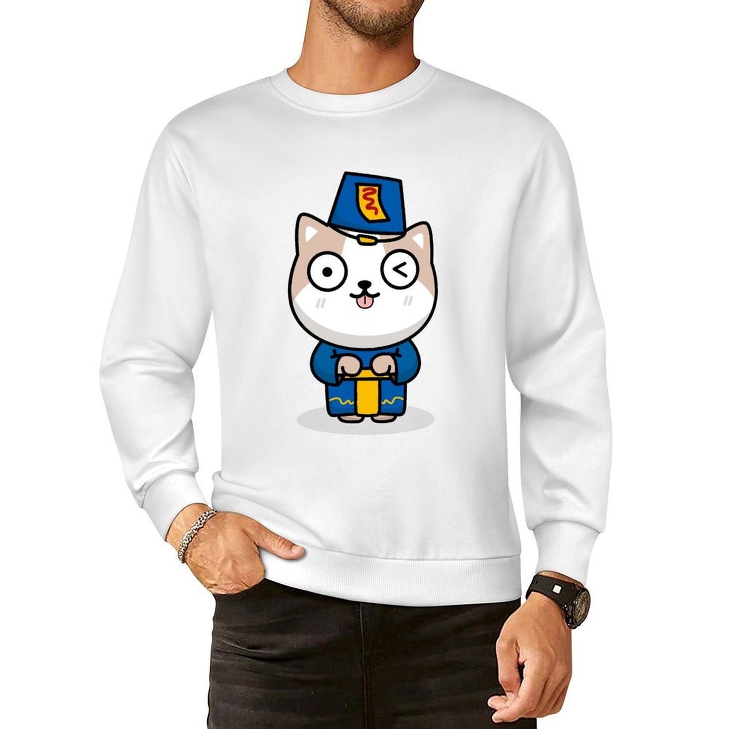 Front Patterned Long Sleeve TopHeritage Promotional