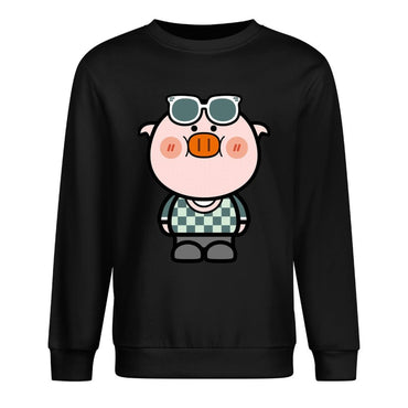 Front Patterned Long Sleeve TopPocket Tee Classic Fit