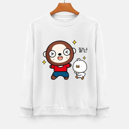 Front Patterned Long Sleeve TopEasyStyle Promotional