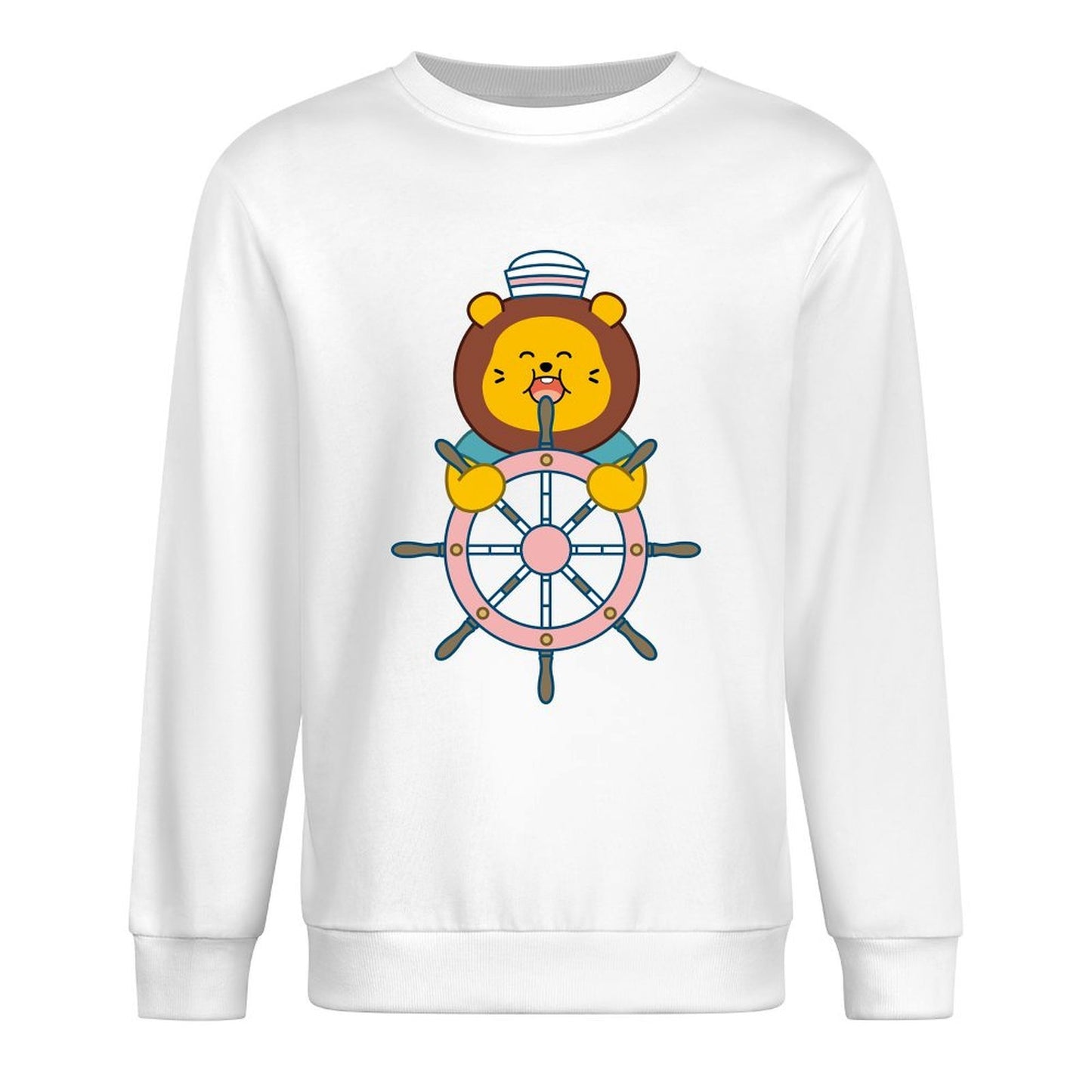 Front Patterned Long Sleeve TopHeavyweight Indoor