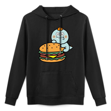 Heat-Transfer Minimalist Front Graphic Hoodies