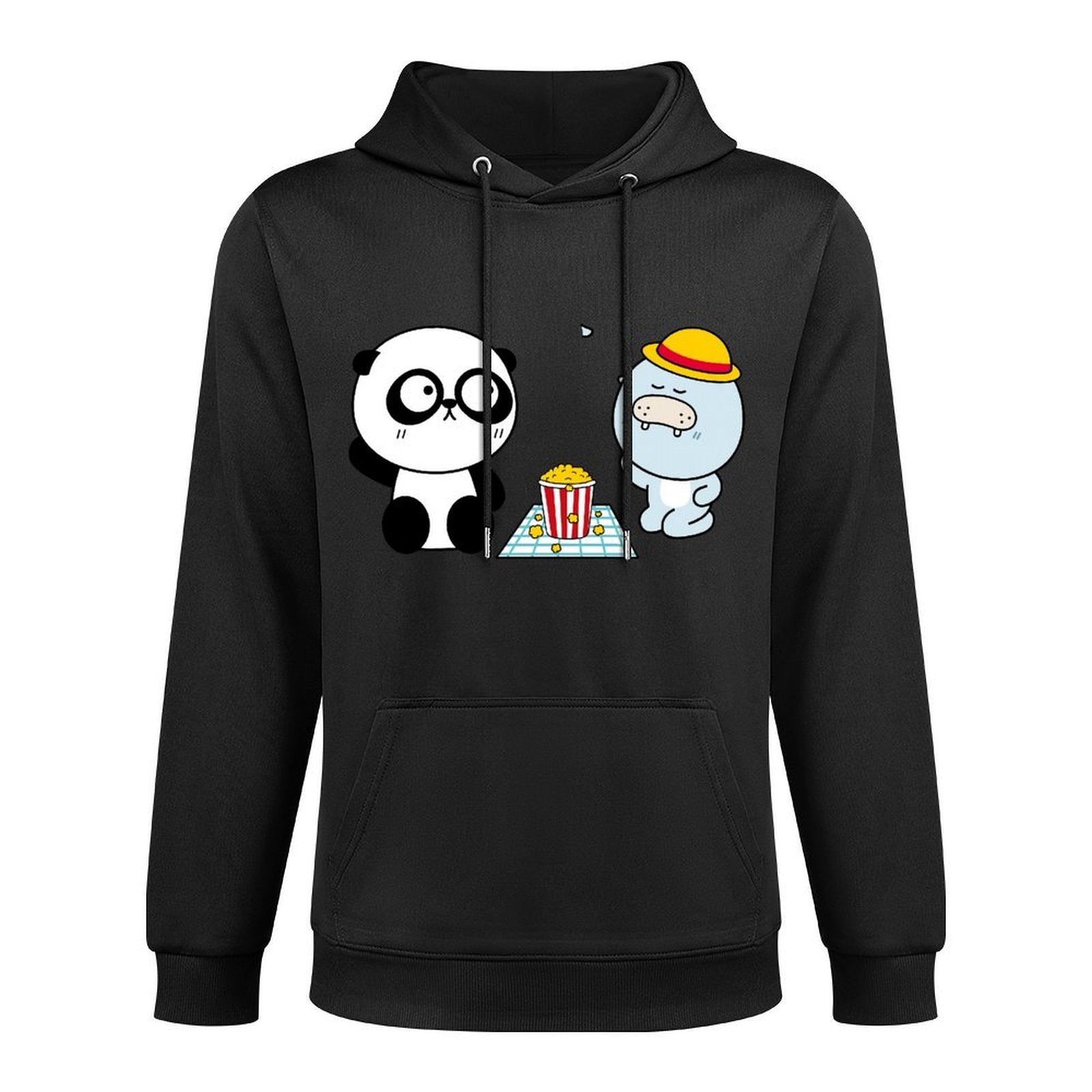 Outdoor Relaxed Front Graphic Hoodies