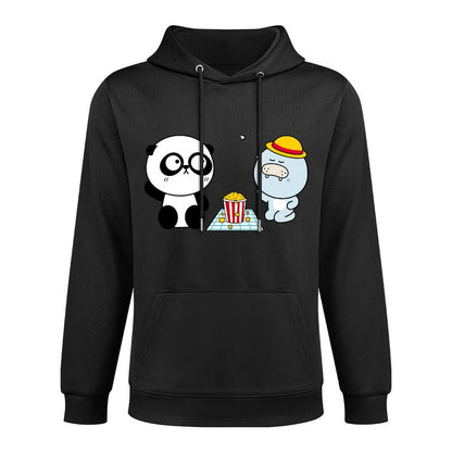 Outdoor Relaxed Front Graphic Hoodies