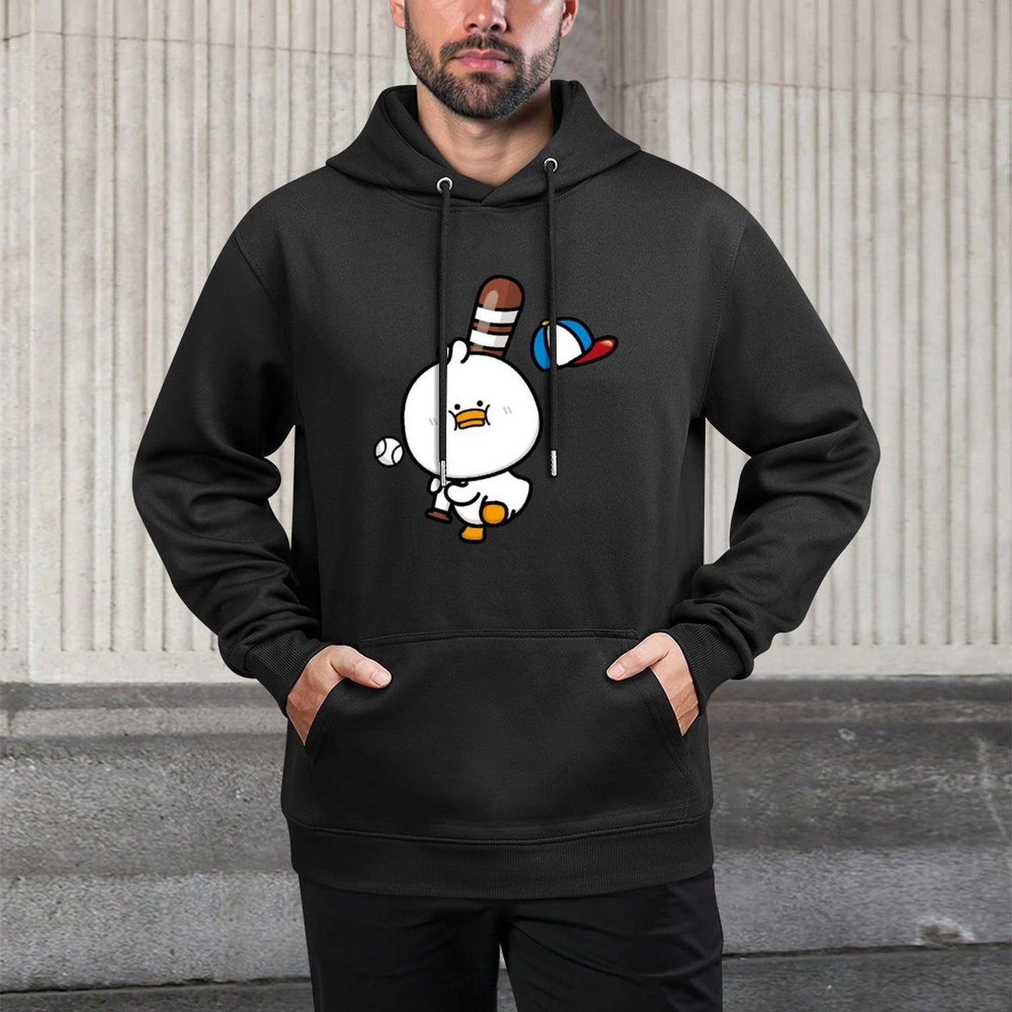 Minimalist CityStyle Front Graphic Hoodies