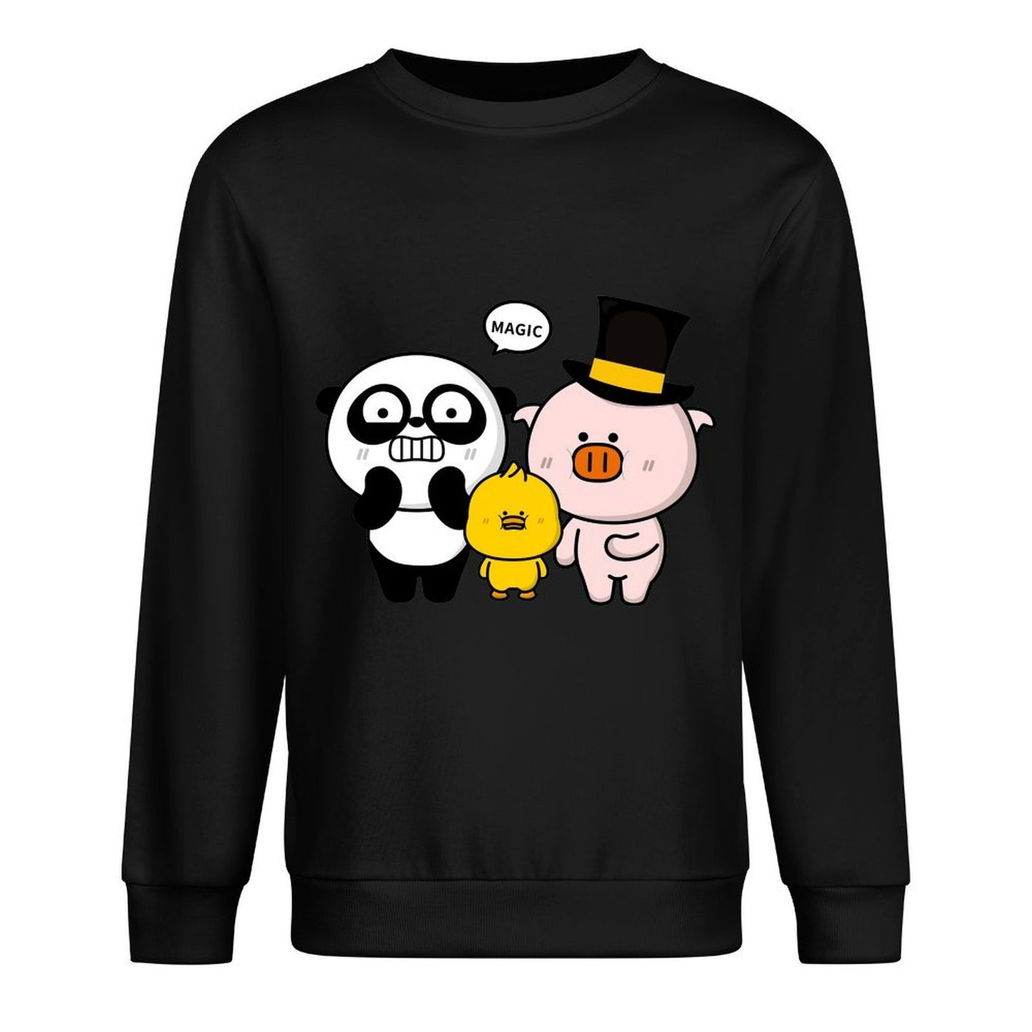 Front Patterned Long Sleeve TopHeritage Clean