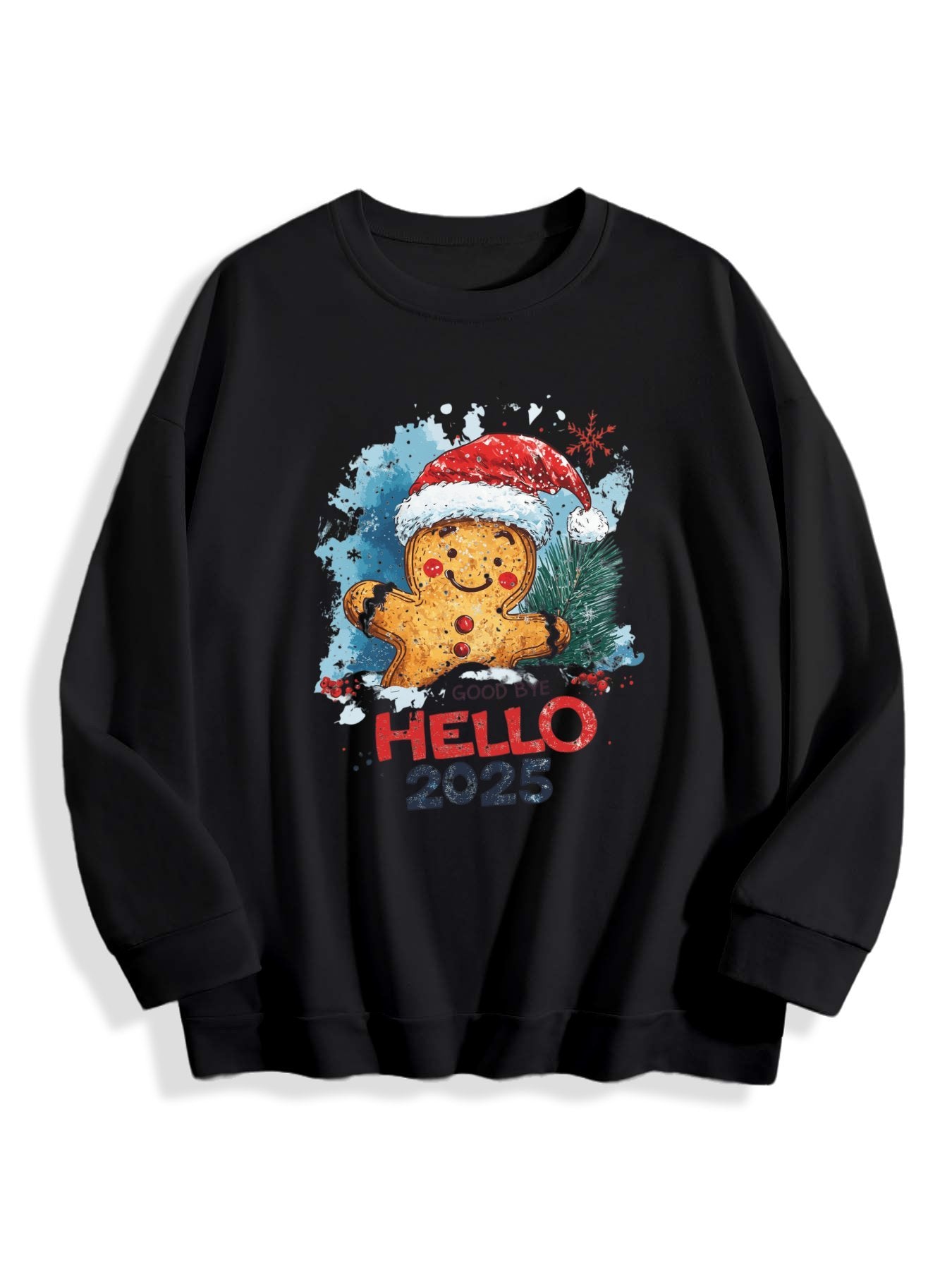Customizable Christmas-themed long-sleeved Christmas 