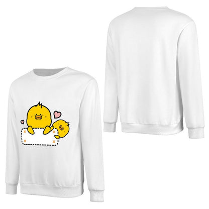 Front Patterned Long Sleeve TopColorfast Essential