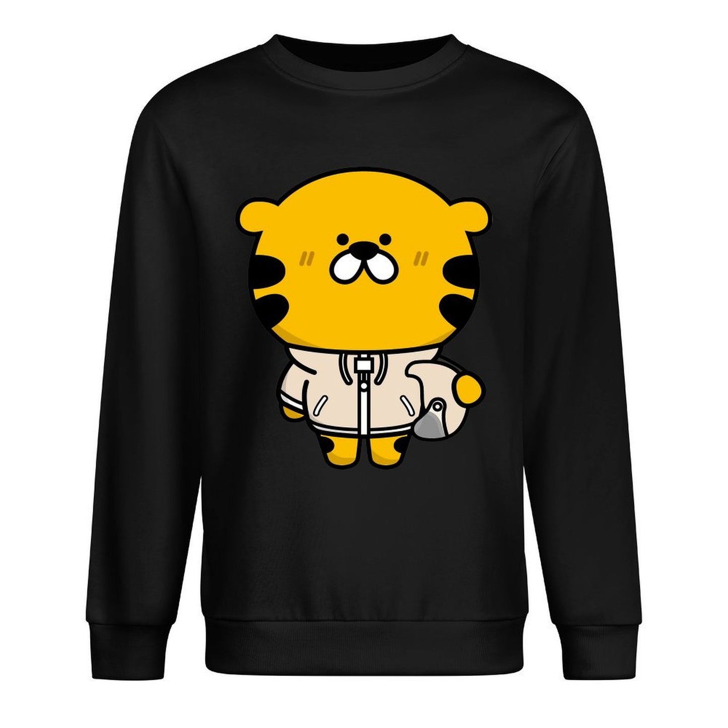 Front Patterned Long Sleeve TopRelaxed Edition