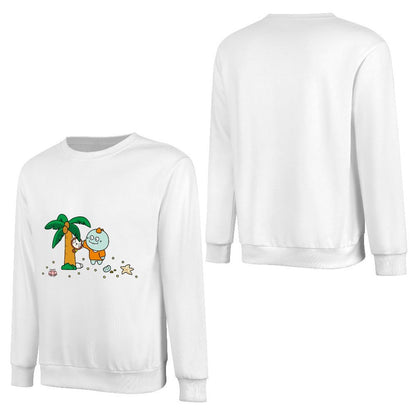 Front Patterned Long Sleeve TopEdition Relaxed